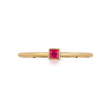 Ruby Square Ring