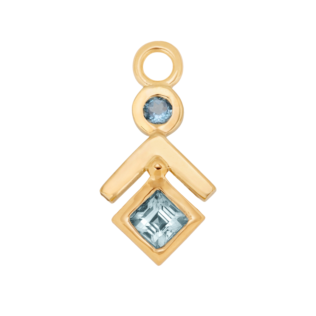 Aquamarine Aztec Charm