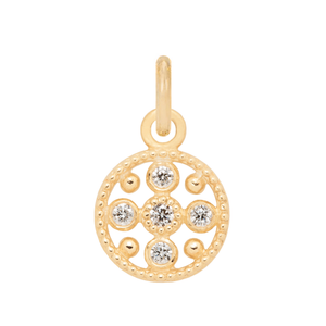 Diamond Circle Charm