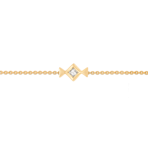 Diamond Bow Bracelet