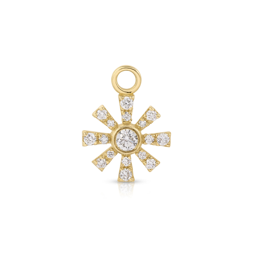 Small Diamond Sunshine Charm