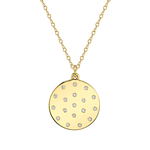 Diamond Dot Pendant Necklace