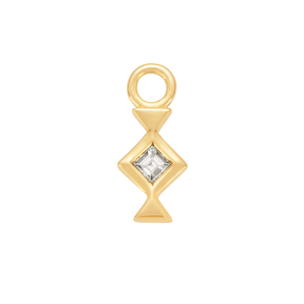 Diamond Bow Charm