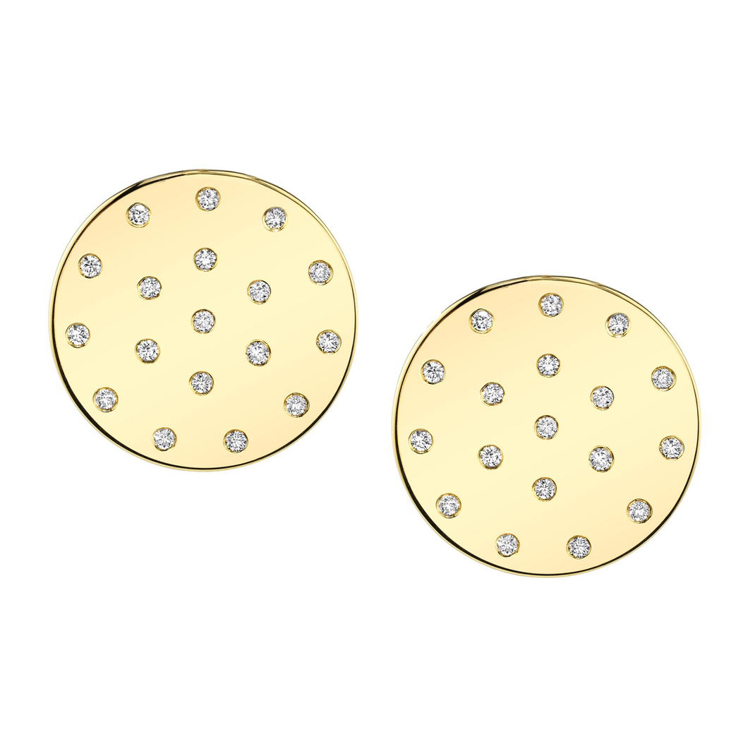 Diamond Dot Earrings