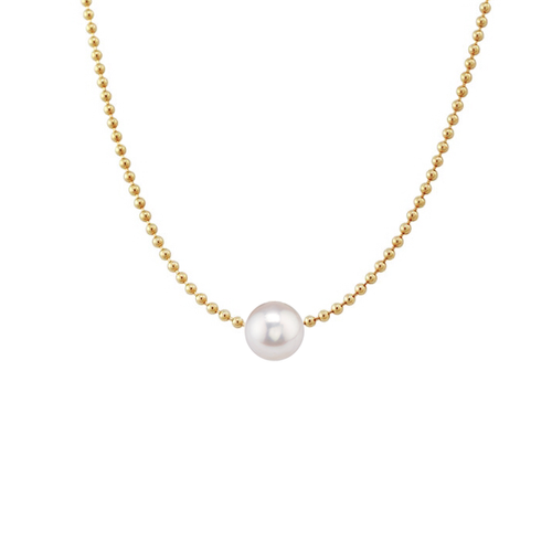 Simple Pearl Necklace