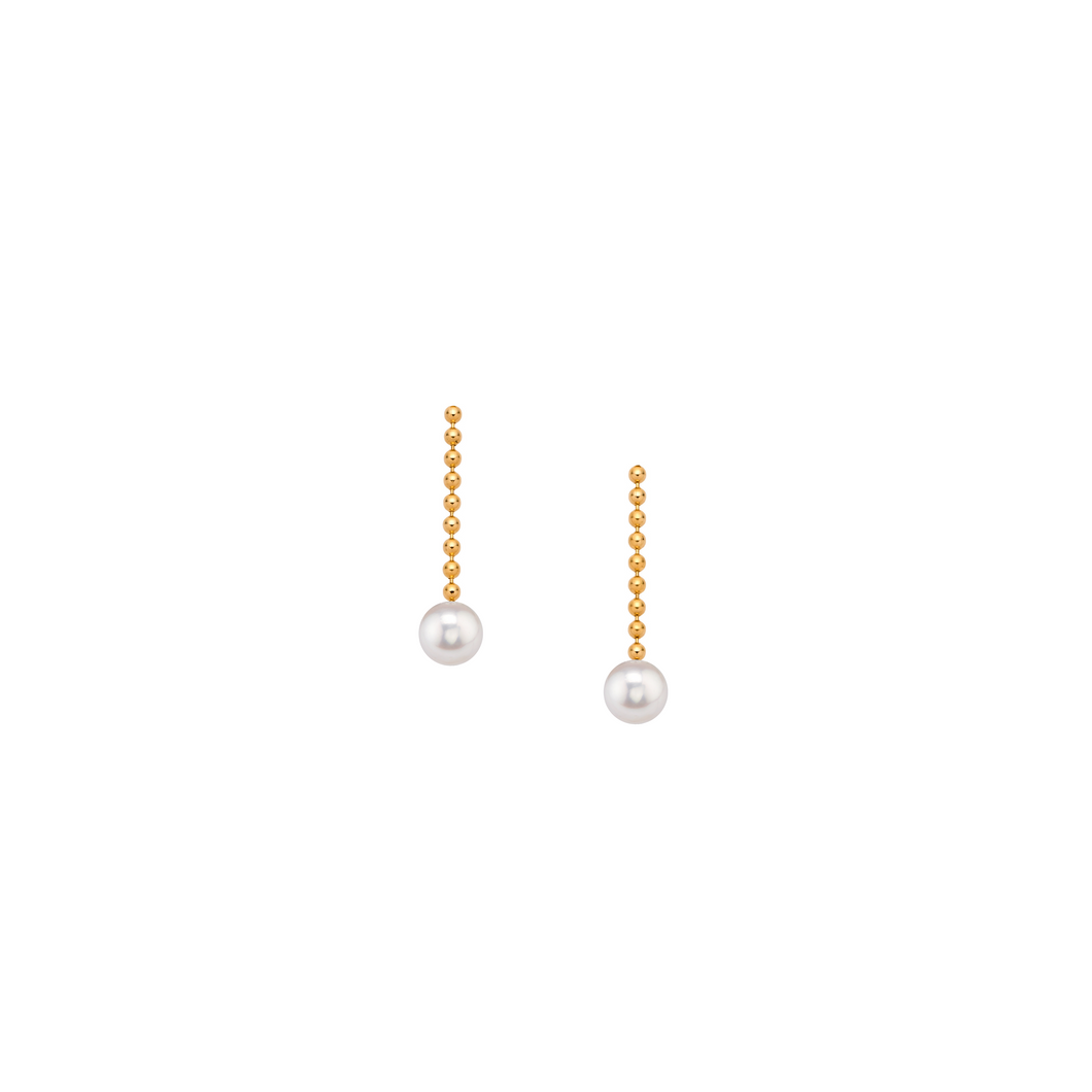 X-Small Pearl Drop Earrings