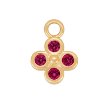 Ruby Clover Charm