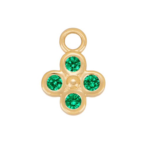 Emerald Clover Charm
